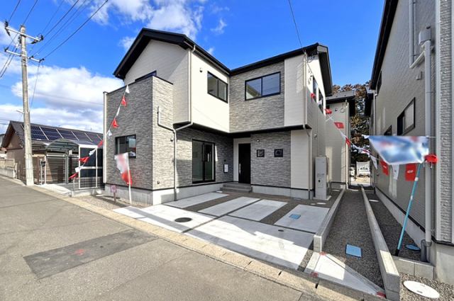 嬉しい駐車並列2台OK！現地（2025年2月）撮影