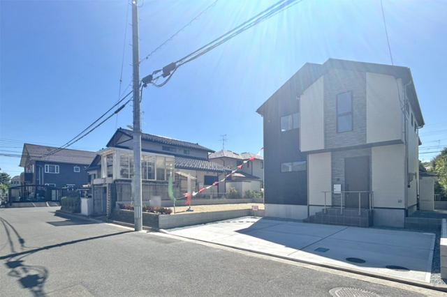 68坪の広々敷地南面にお庭完備現地（2025年7月）撮影