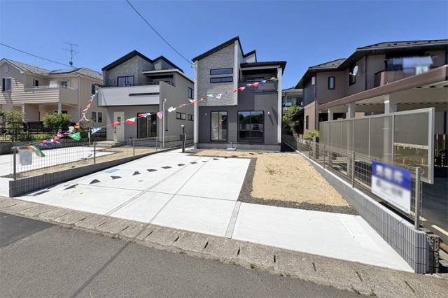 （現地写真）並列3台駐車OK！