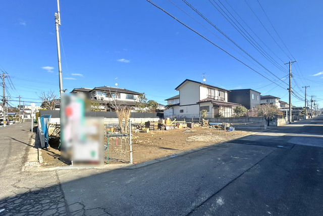 小学校徒歩6分過ごしやすい平坦地現地（2025年12月）撮影