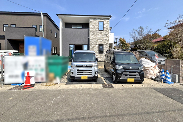 （現地写真）並列3台駐車OK！