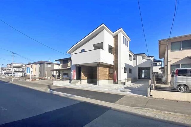 雨風から愛車を守るビルトインガレージ！現地（2026年1月）撮影