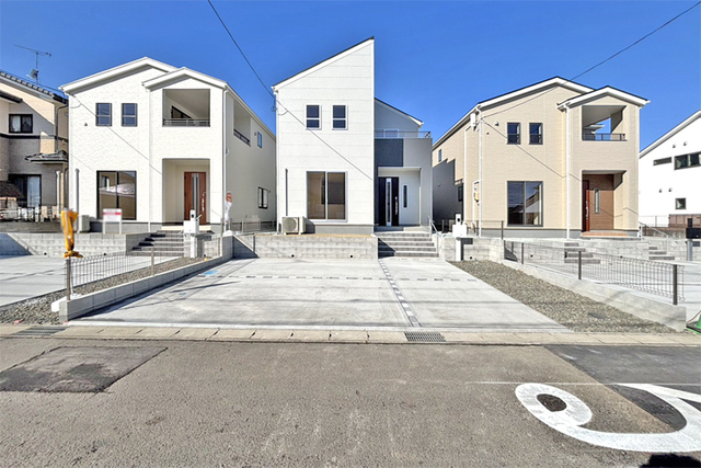 （現地写真）並列3台駐車OK！